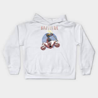 Robot and Girl Kids Hoodie